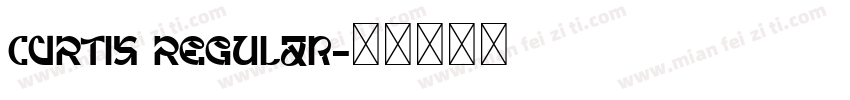 CURTIS Regular字体转换
